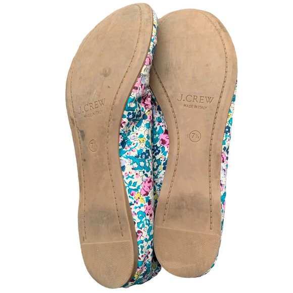 J.Crew Women's Cece Ballet Flats Liberty Floral Pattern Made in Italy Size 7.5 - Picture 11 of 11